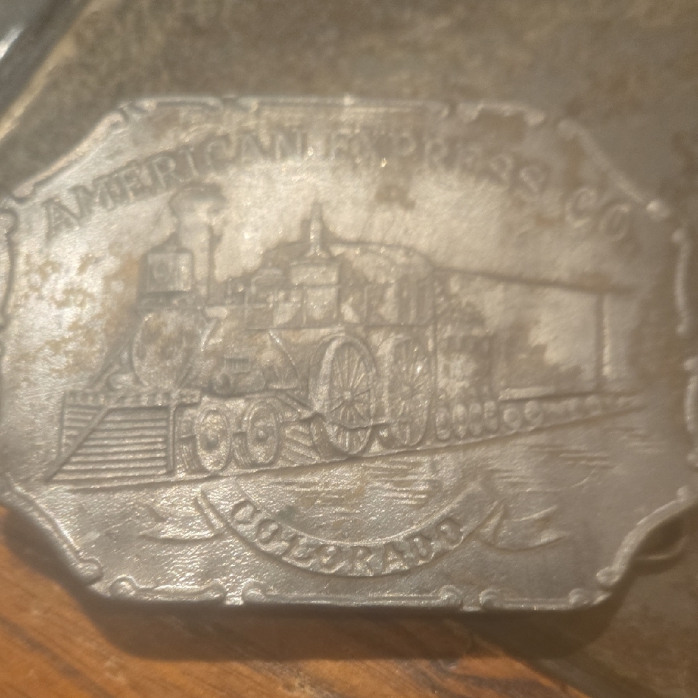 American Express Co. Colorado Belt Buckle